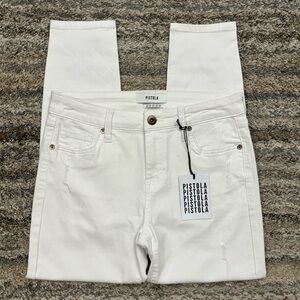 Pistola Mid Rise Cropped Skinny Jeans Sz 27 NWT | Pistola White Cropped Skinny *